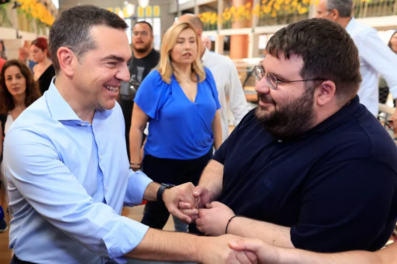 Συνάντηση του Αλέξη Τσίπρα με δημοσιογράφους 