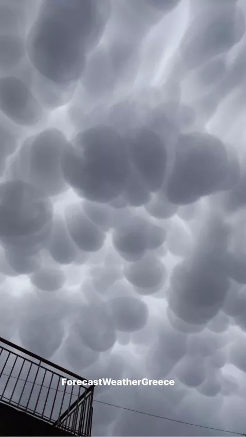Τα σπάνια σύννεφα «Mammatus» εμφανίστηκαν σε Μεσσηνία και Λακωνία – Εικόνες που εντυπωσιάζουν