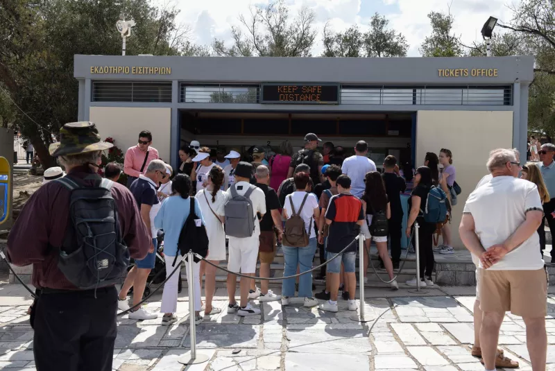 ακροπολη εκδοτηρια τουριστες 