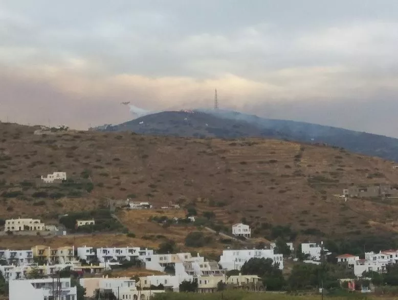 Φωτιά στην Άνδρο