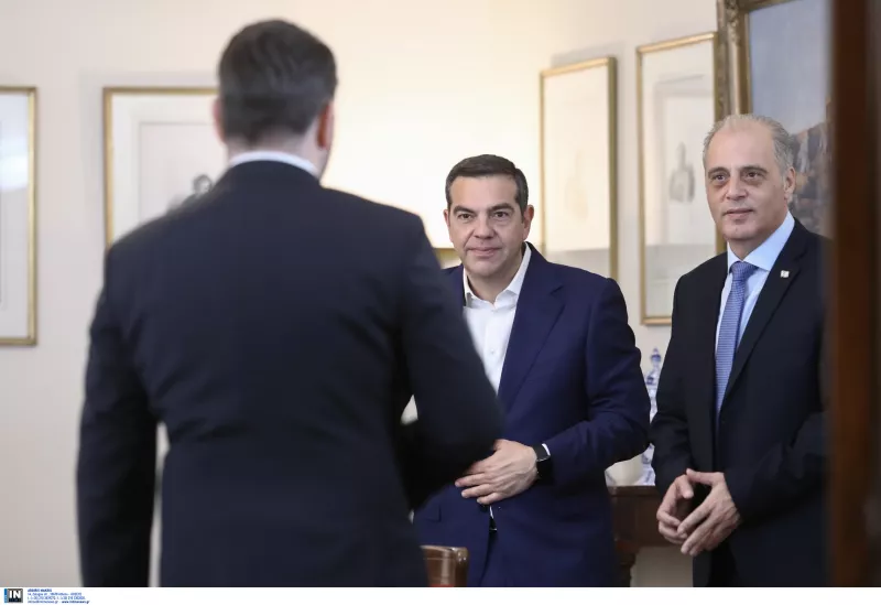 Ανδρουλάκης Τσίπρας Βελόπουλος