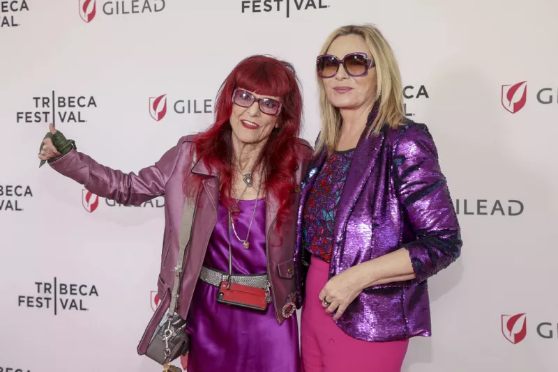 Patricia Field and Kim Katrall