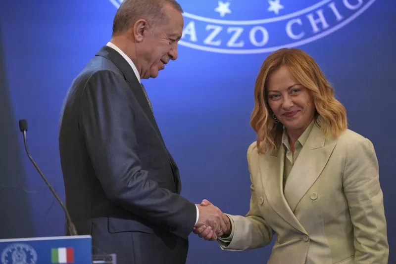 Erdogan - Meloni