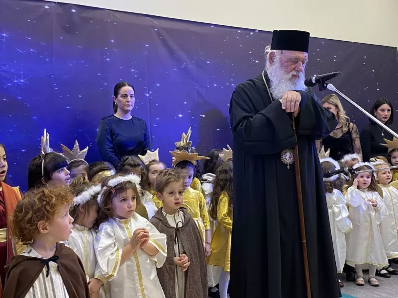 Ο Αρχιεπίσκοπος Ιερώνυμος 