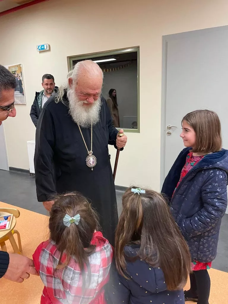 Ο Αρχιεπίσκοπος Ιερώνυμος 