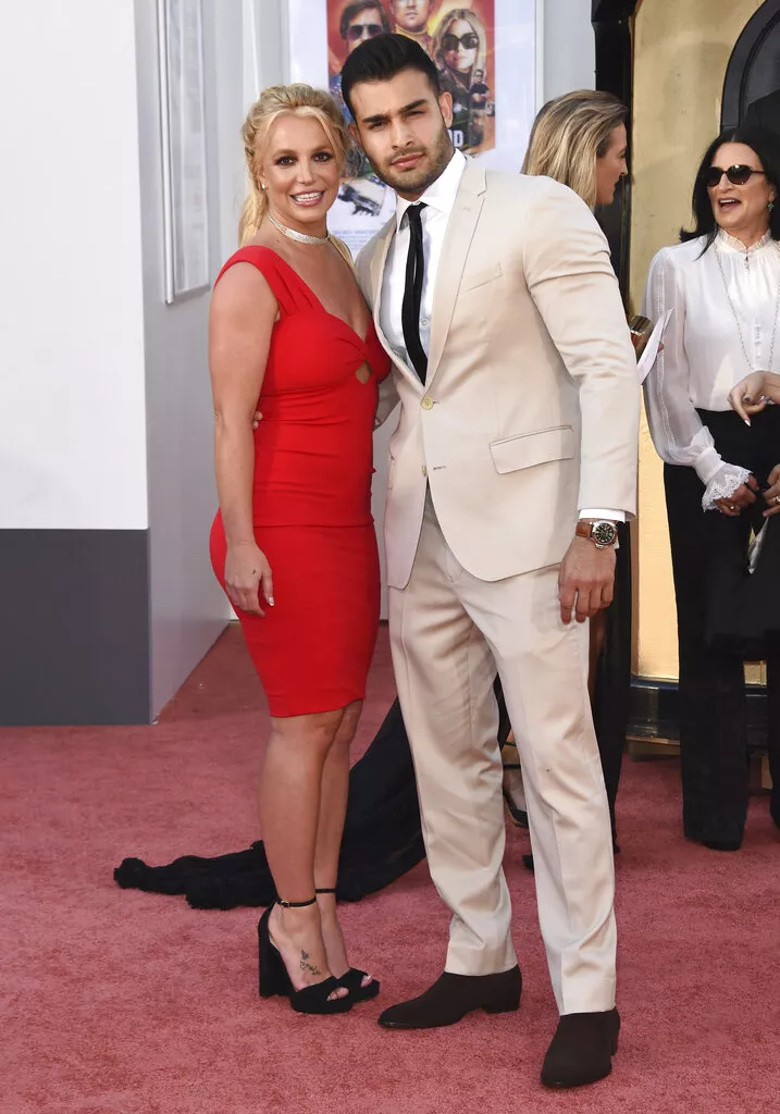 Britney Spears and Sam Asghari