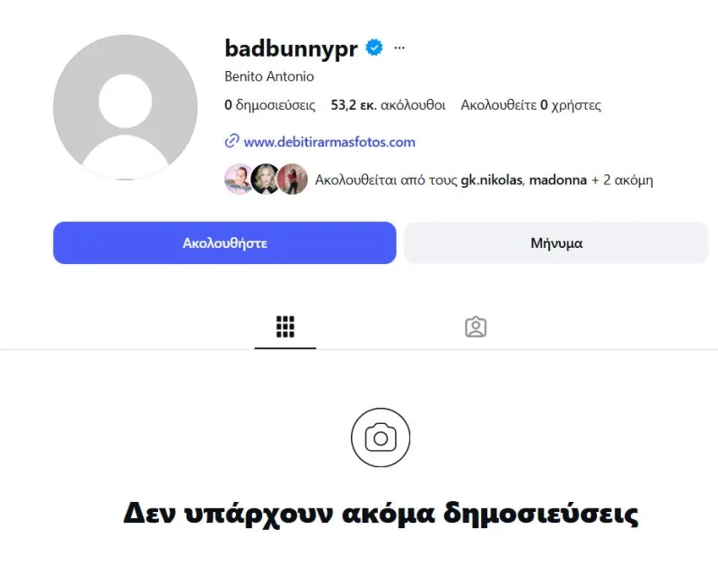 bad bunny insta