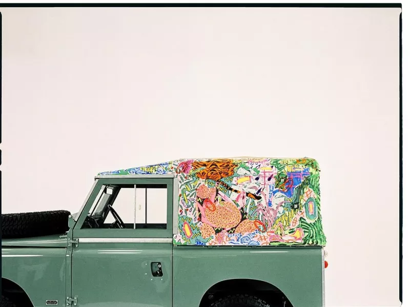 Ένα Land Rover έγινε έργο τέχνης