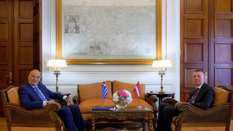 Δένδιας με Λετονό ΥΠΕΞ