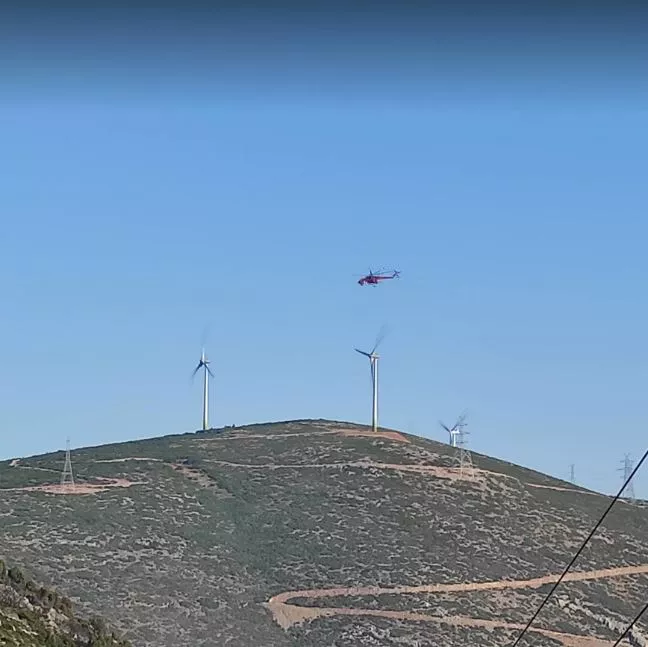 Φωτιά στο Δίστομο