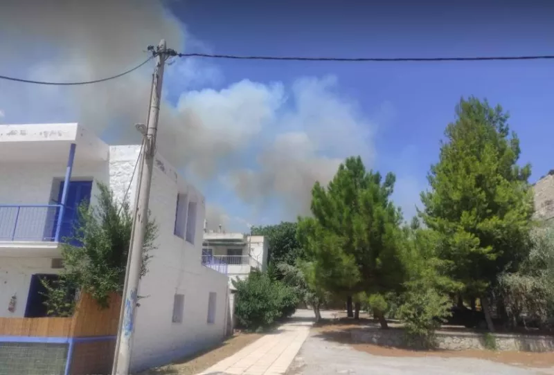 Φωτιά στο Δίστομο