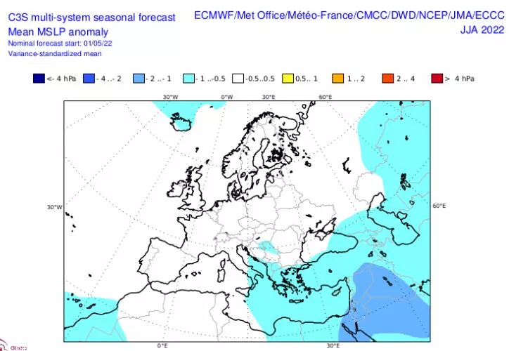 Προγνωστικοί χάρτες του ECMWF