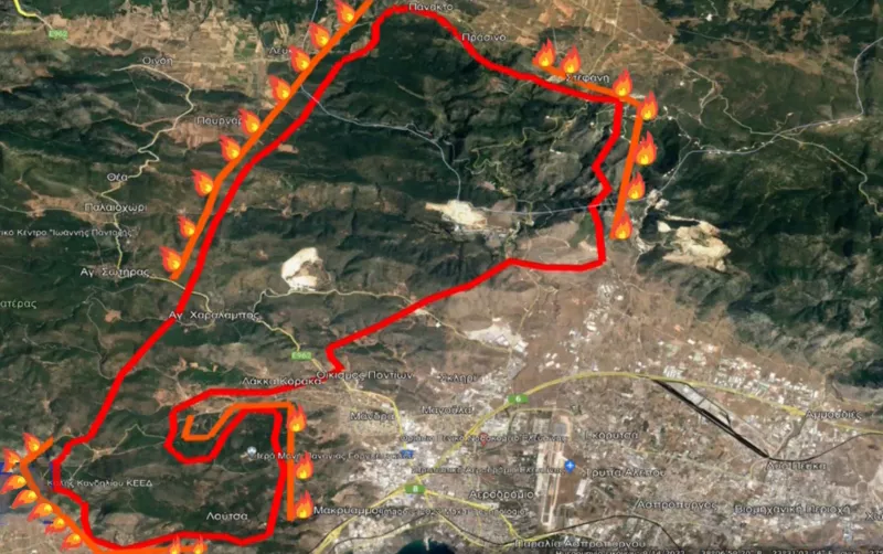 Η εικόνα των ενεργών μετώπων