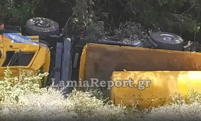 Φορτηγό στην Εύβοια