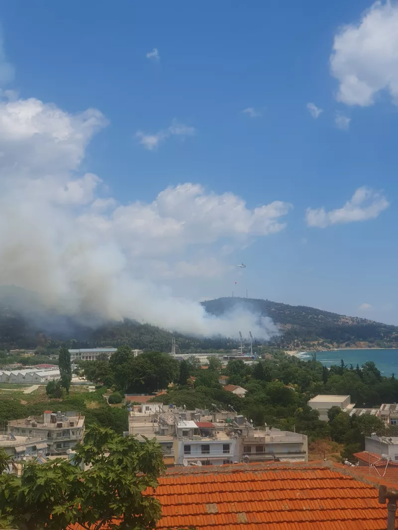 Φωτιά στην Καβάλα