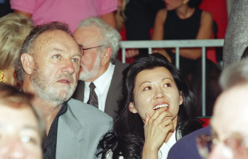 Ο Gene Hackman με τη σύζυγό του