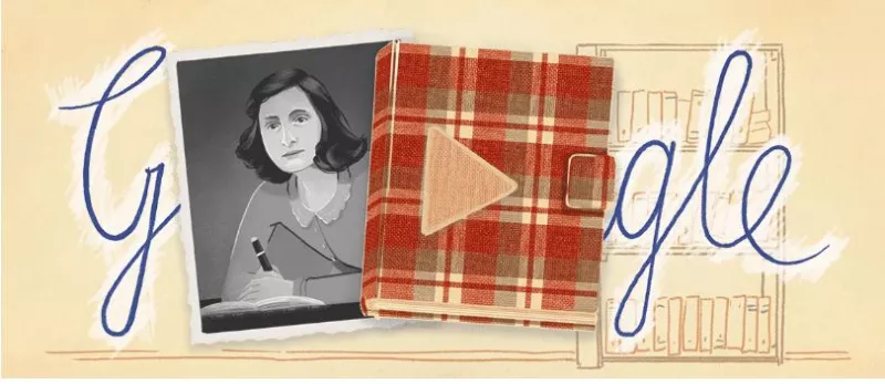 Το doodle για την Άννα Φρανκ