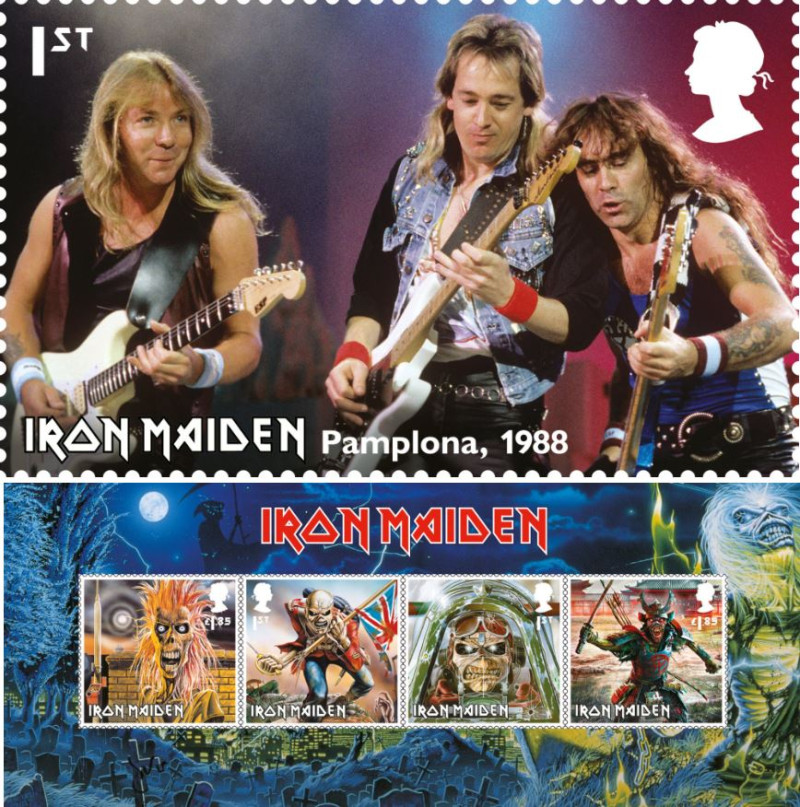 Οι Iron Maiden τώρα και σε γραμματόσημα 