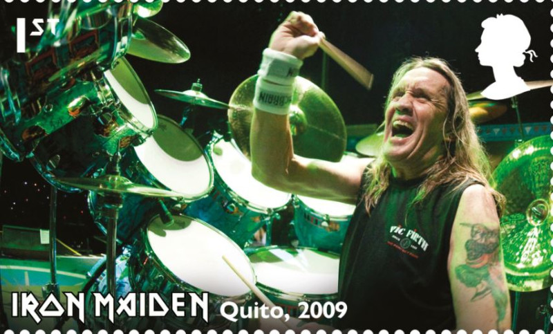 Οι Iron Maiden τώρα και σε γραμματόσημα 