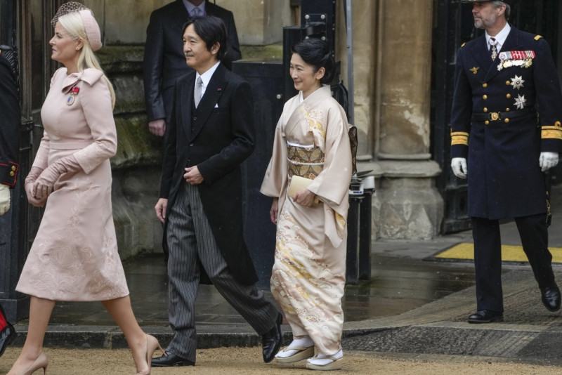 Ο πρίγκιπας διάδοχος Akishino και η πριγκίπισσα Kiko της Ιαπωνίας
