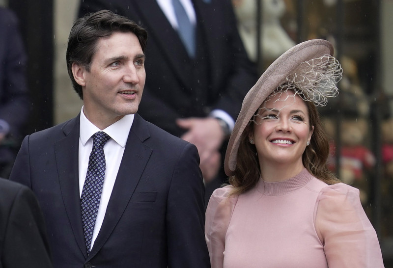 O Καναδός πρωθυπουργός, Τζάστιν Τριντό, με τη σύζυγό του