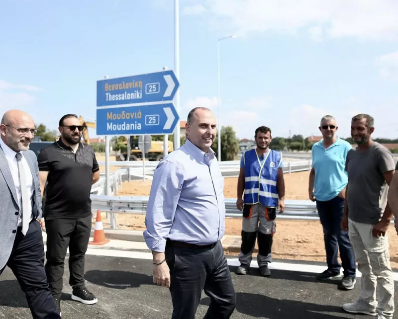 Ο υφυπουργός Υποδομών, Γιώργος Καραγιάννης