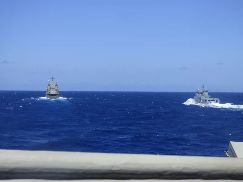 Συνεκπαίδευση μονάδων του στόλου με περιπολικό ανοικτής θαλάσσης της Τυνησίας