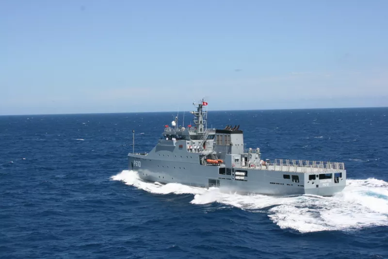 Συνεκπαίδευση μονάδων του στόλου με περιπολικό ανοικτής θαλάσσης της Τυνησίας