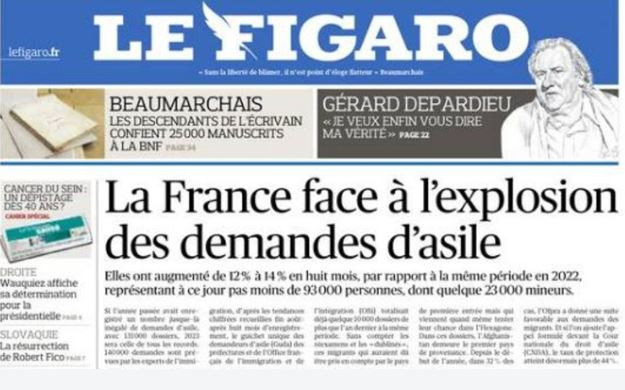 H ανοιχτή επιστολή του στην εφημερίδα «Le Figaro»