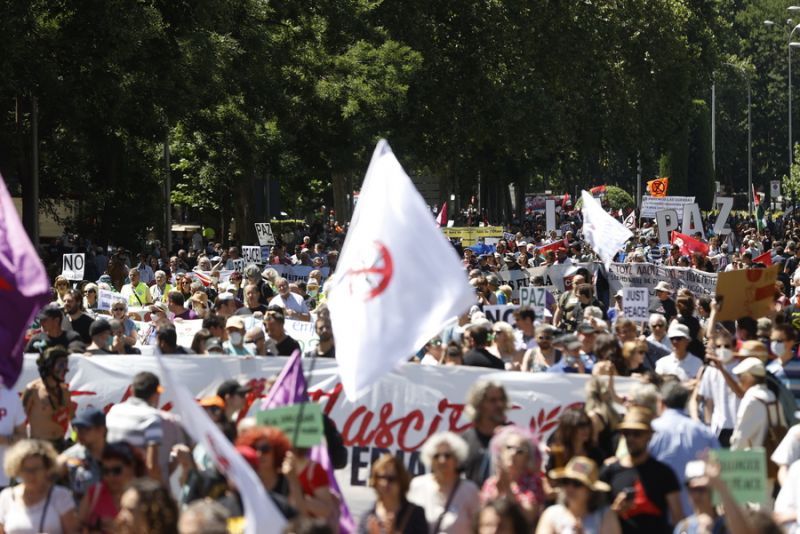 Διαδήλωση για το ΝΑΤΟ στη Μαδρίτη