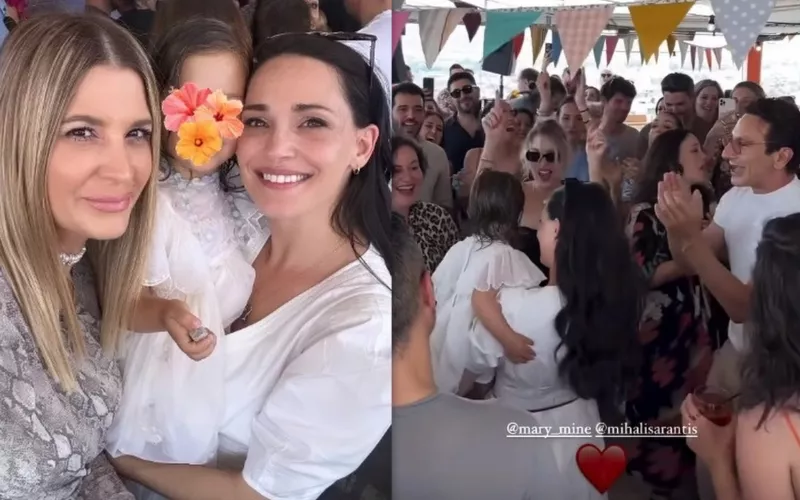 Η απόλυτη ευτυχία της Μαίρης Μηνά