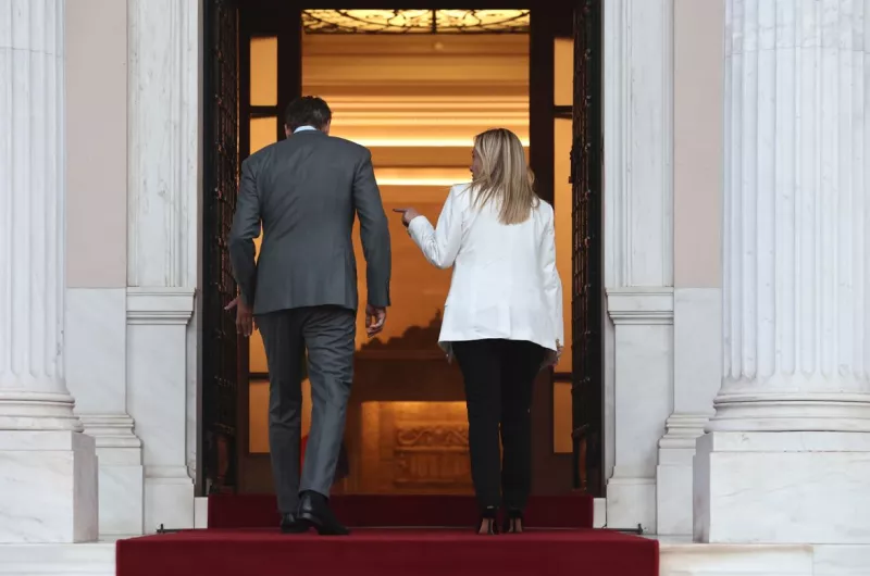 Μητσοτάκης με Μελόνι