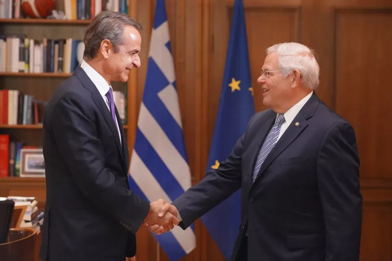 Μητσοτάκης με Μενέντεζ