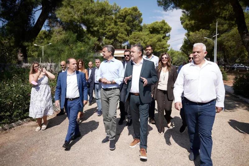 Μητσοτάκης στην Ανατολική Αττική