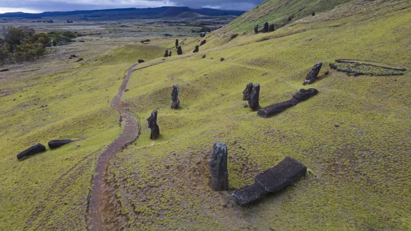 Αγάλματα moai 