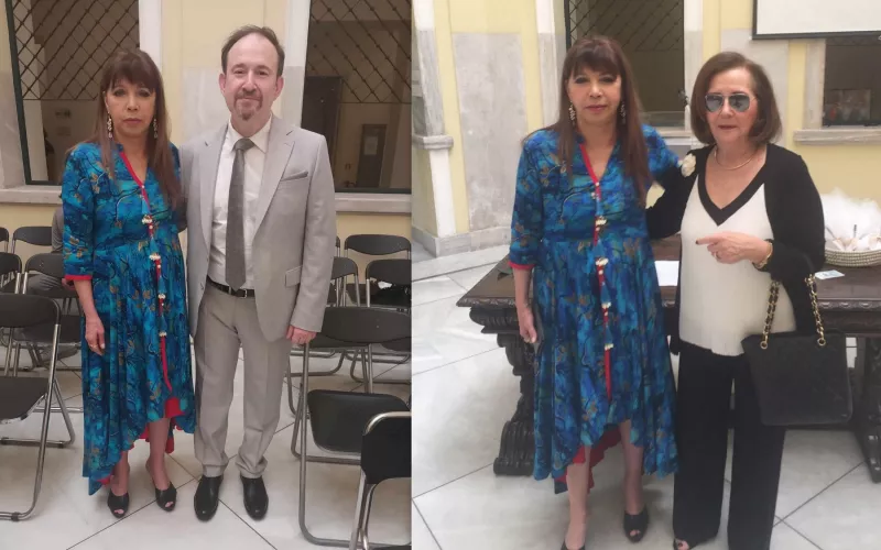 Νάντια Μουρούζη με Γιάννη Παπαμιχαήλ και Νανά Ειλικρινή