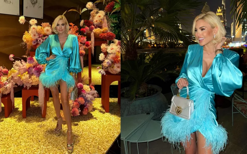 Σούπερ σέξι Παναγιώταρου με glam look