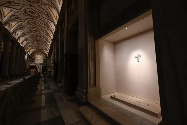 Pope Francis' tomb