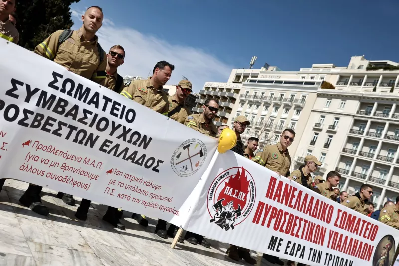 πυροσβεστες τεμπη  