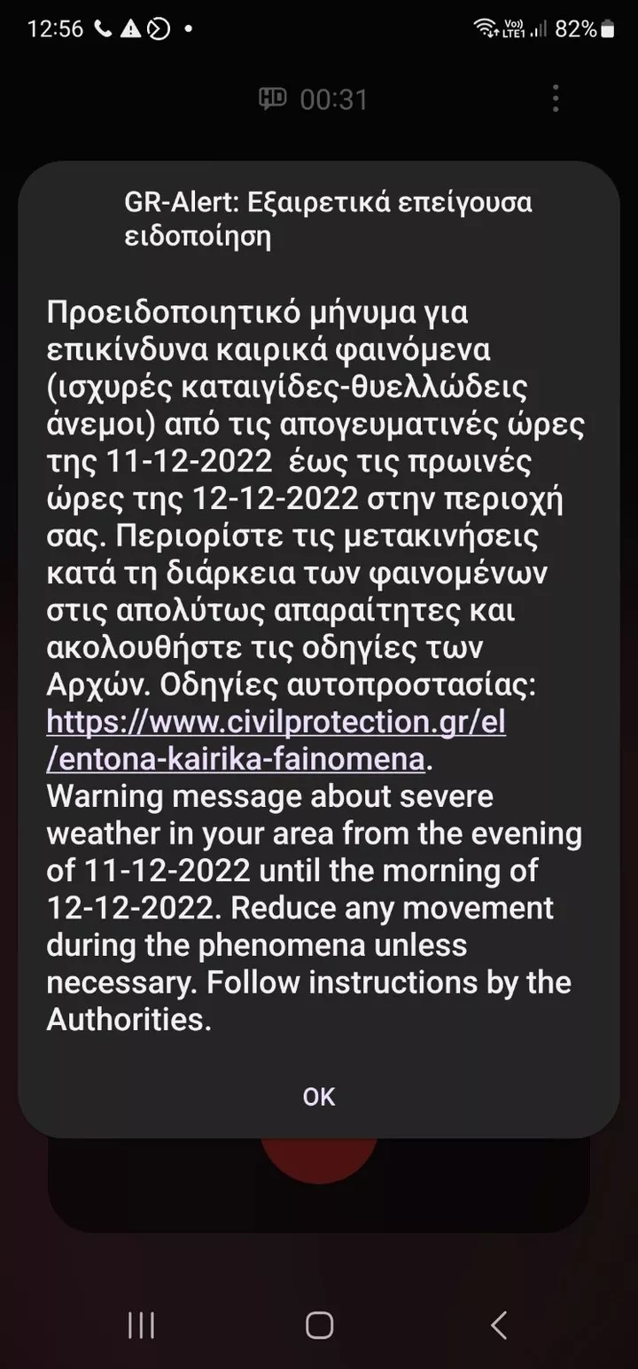 112 στη Ρόδο