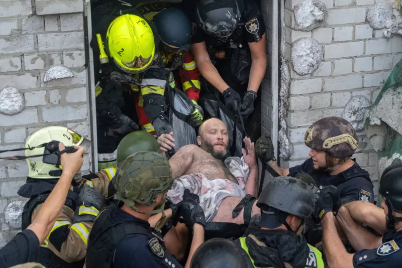 Ρωσική επίθεση στο Χάρκοβο
