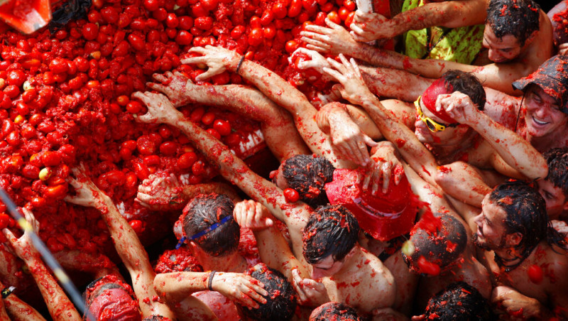 «La Tomatina», το διάσημο φεστιβάλ στην Ισπανία