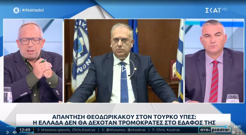 Ο Τάκης Θεοδωρικάκος στον Σκάι
