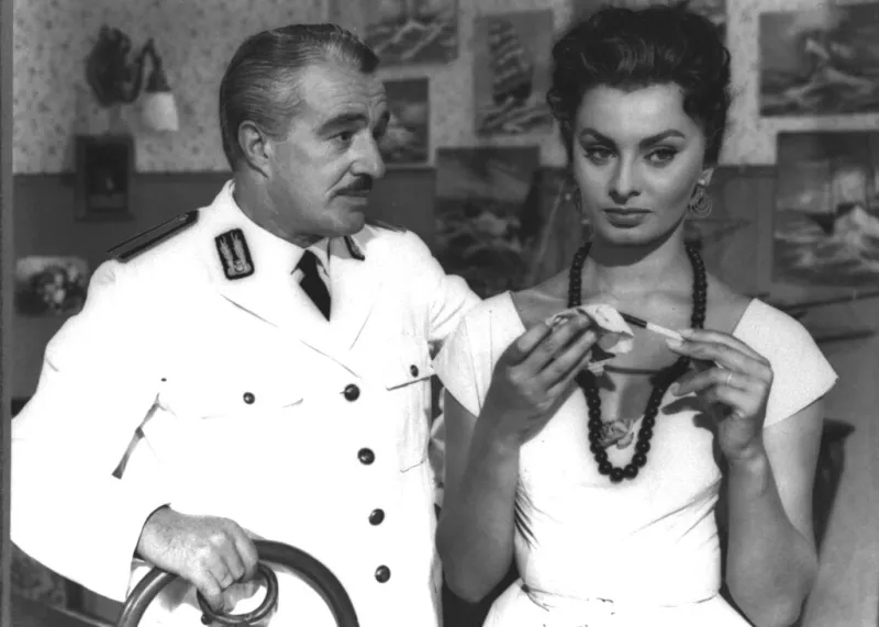 Vittorio De Sica και Σοφία Λόρεν
