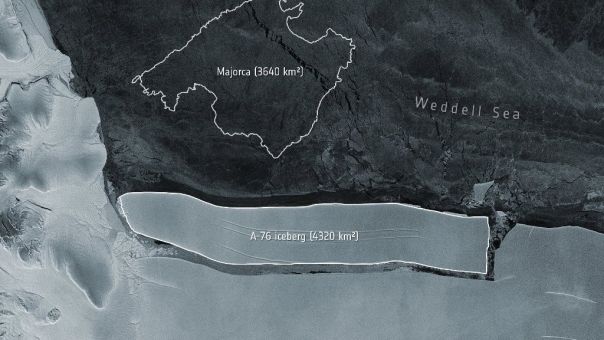 Ανταρκτική: Αποκολλήθηκε το μεγαλύτερο παγόβουνο του κόσμου - Έχει μήκος 170 χιλιόμετρα