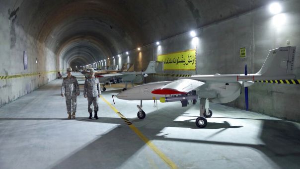 O στρατός του Ιράν αποκάλυψε υπόγεια βάση drone 