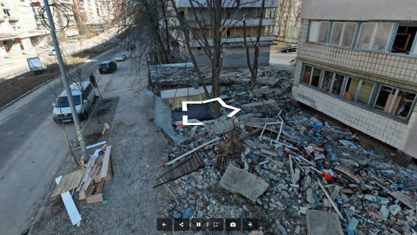 Όλεθρος σε πρώτο πρόσωπο: Επισκεφθείτε εικονικά το κατεστραμμένο Κίεβο μετά τη ρωσική επίθεση