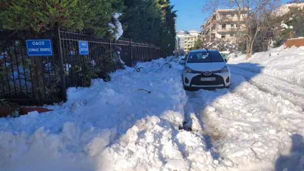 Κακοκαιρία Ελπίς: Από το 2008 είχε να πέσει τόσο χιόνι στην Αθήνα 