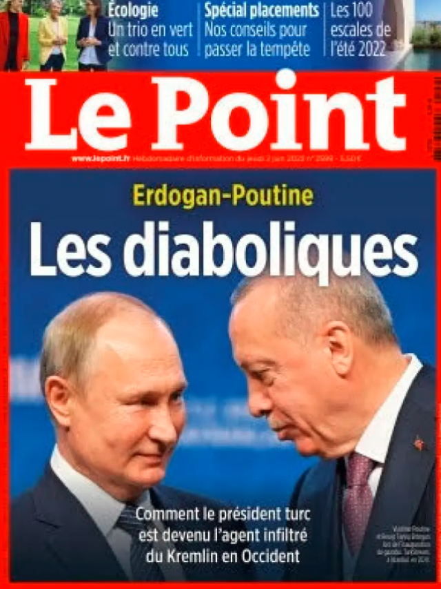 Πρωτοσέλιδο Le Point για Πούτιν – Ερντογάν: «Οι Διαβολικοί»