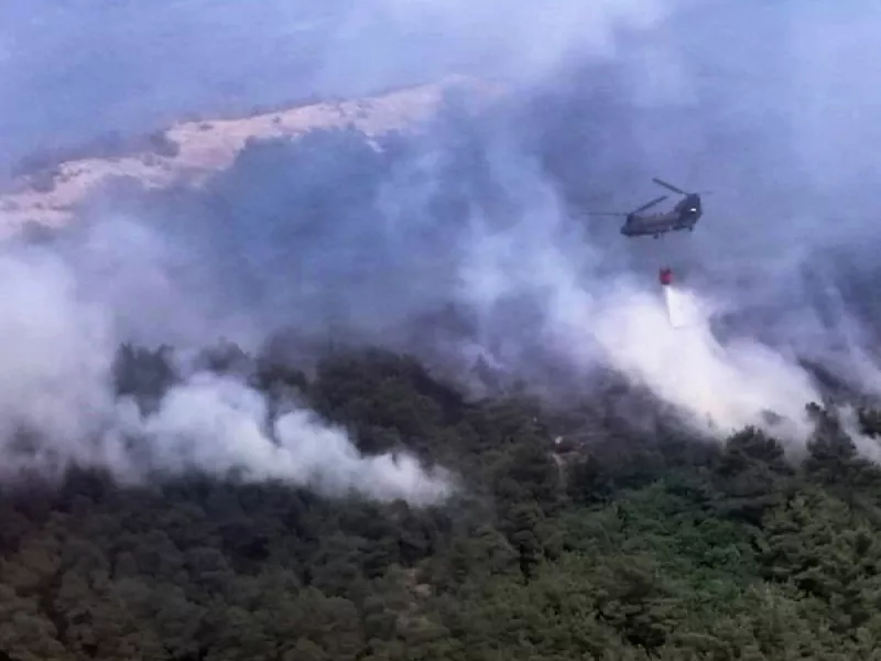 Φωτιά στον Έβρο: Εκκενώνεται ο οικισμός Αύρα